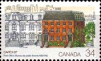 ["Capex '87" International Stamp Exhibition, Toronto. Post Offices, type AIX]