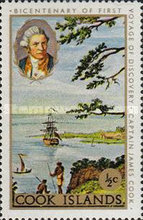 [The 200th Anniversary of Captain Cook's First Voyage of Discovery, type QFV]