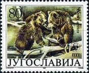 [World Wildlife Fund - Brown Bears, type CJC]