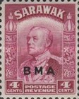[Sir Charles Vyner Brooke - Stamps of 1934-1941 Overprinted "BMA" (British Military Administration), type U3]