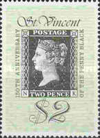 [The 150th Anniversary of the Penny Black, type ASI]