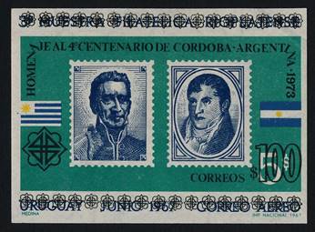    Uruguay stamps cordoba 1973