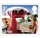 1st Class Large – Gromit posting Christmas cards