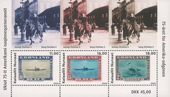 75th year jubilee of the American Issue - Mint - Souvenir sheet