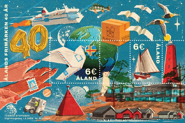 [The 40th Anniversary of Aland Stamps, type ]