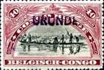 [Belgian Congo Postage Stamps Overprinted, type A6]
