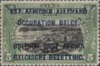 [Belgian Congo Postage Stamps Overprinted, type A]