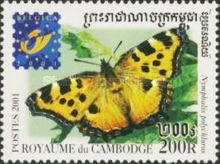 [International Stamp Exhibition "Belgica 2001" - Brussels, Belgium - Butterflies, type BXZ]