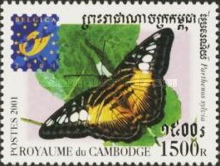 [International Stamp Exhibition "Belgica 2001" - Brussels, Belgium - Butterflies, type BYD]