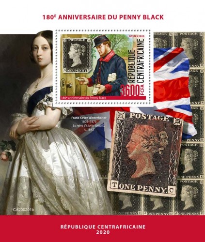 [The 180th Anniversary of Penny Black, type ]