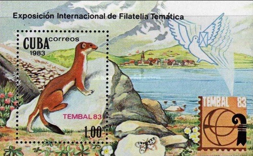 [The Brasiliana 83 International Stamp Exhibition, Rio de Janeiro. The 50th Anniversary of the Death of Santos Dumont, Brazilian Aviator, type ]