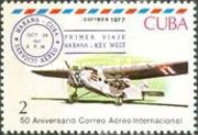 [The 50th Anniversary of Cuban Airmail, type COT]