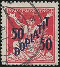 DL49AX - Doplatn&iacute; - v&yacute;potřebn&iacute; vyd&aacute;n&iacute;(Osvobozen&aacute; republika) - Chybotisk
