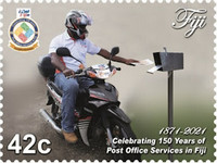 [The 150th Anniversary of the Fijian Postal Service, type BAS]