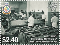 [The 150th Anniversary of the Fijian Postal Service, type BAU]