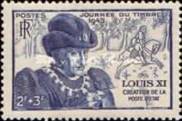 [Charity Stamp - Louis XI, 1423-1483, type LS]
