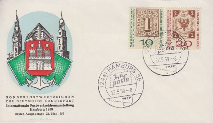 germany  5.22.59 fdc