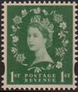 Queen Elizabeth definitive stamp designed by M Farrar Bell from a photograph by Dorothy Wilding