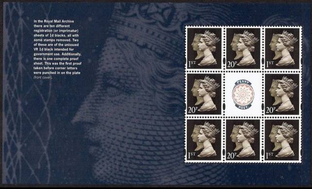 London 2010 Festival of Stamps prestige stamp book pane 4.