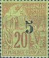 [French Colonies - General Issues Postage Stamps Surcharged 