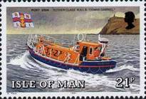 isle of man 822a--pane from stitched booklet