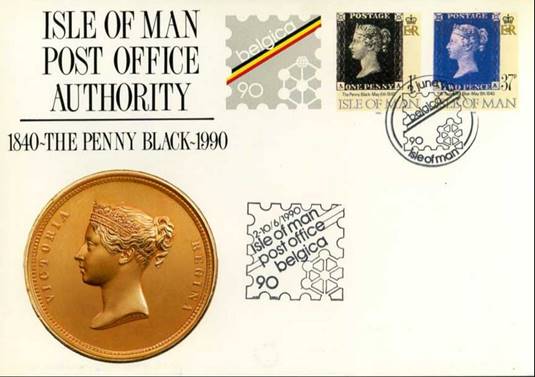 i.o.m imprinted postal card fd cx