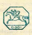 sos  sardinia 50c cavallini from letter sheet  1819
