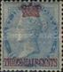 [India Postage Stamps Surcharged in Different Colours, Scrivi A]