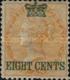 [India Postage Stamps Surcharged in Different Colours, Scrivi A5]