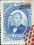 1940 mexic0 10+ cent blå