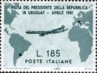 moz ss 4 v- 3-- sos italy  833  1961