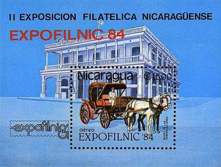 [Airmail - The 2nd National Stamp Exhibition "EXPOFILNIC '84", type ]