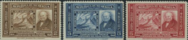 Stamp centenary 3v
