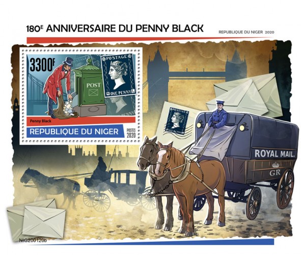 [The 180th Anniversary of Penny Black, type ]