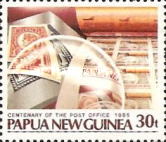 [The 100th Anniversary of the Papua New Guinea Post Office, type RQ]