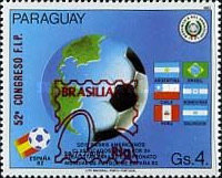 [Football - International Stamp Exhibition "BRASILIANA '83" - Rio de Janeiro, Brazil, and the 52nd Congress of FIP, type CSF]