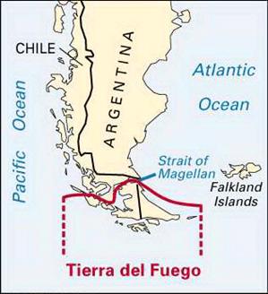 Map/Still:Tierra del Fuego