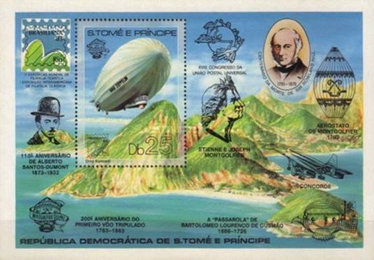 [The 200th Anniversary of Aviation and International Stamp Exhibition "BRASILIANA '83" - Rio de Janeiro, Brazil, type ]