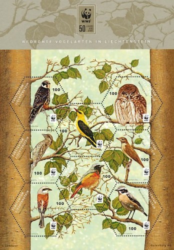 [The 50th Anniversary of WWF - Endangered Birds, type ]