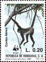 [Airmail - The Black-handed Spider Monkey, type QT]