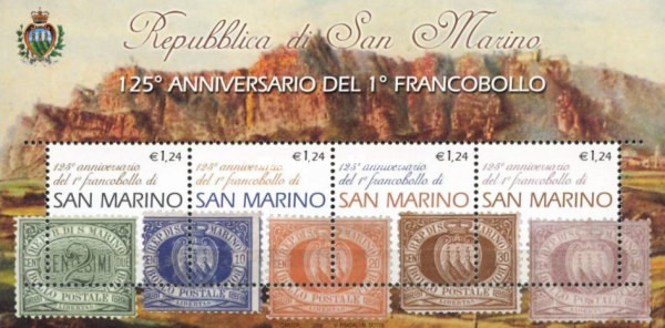 [The 125th Anniversary of San Marino Stamps, type ]