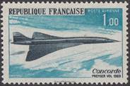 1969 Yt 43 First flight of Concorde Sc C42 - French Philately ...