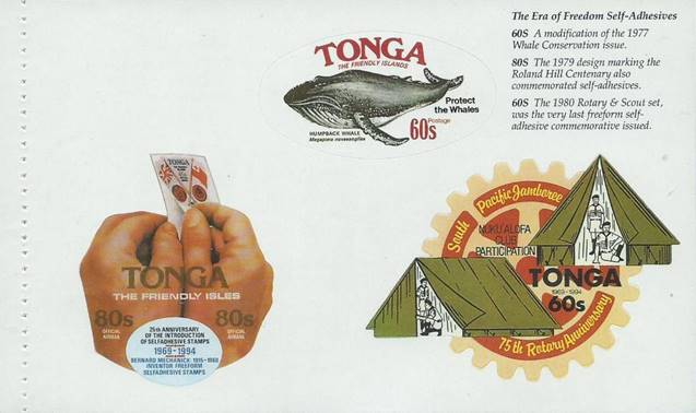 tonga booklet pane with 870k